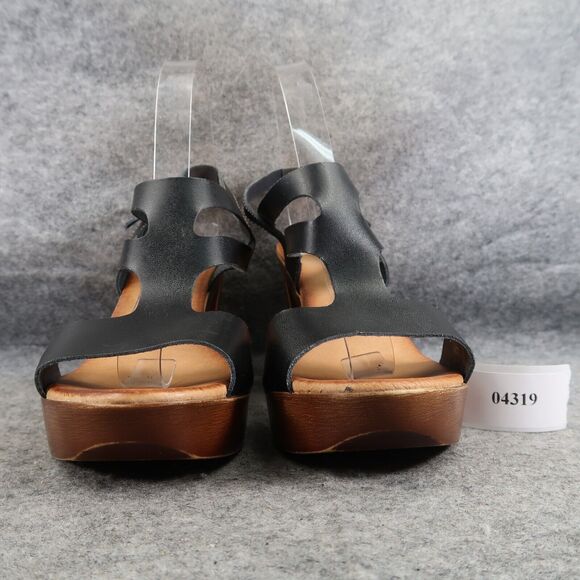 Eric Michael Shoes Women 41 Sandal Block Heel Platform Fashion Ankle Strap Black - Picture 2 of 16